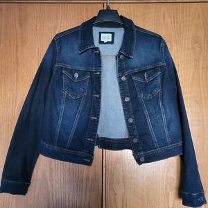 Dark Denim Jean Jacket Size 1XL